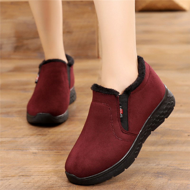 冬季老北京布鞋女加绒保暖女鞋老人棉鞋防滑中老年休闲妈妈鞋棉靴,淘宝优惠券,粉丝福利购,淘宝优惠卷