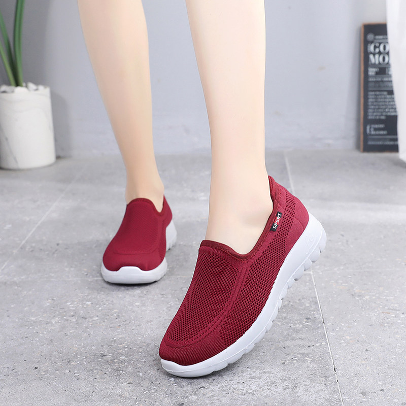 春秋老北京布鞋女防滑一脚蹬中老年运动鞋休闲软底舒适妈妈健步鞋,淘宝优惠券,粉丝福利购,淘宝优惠卷