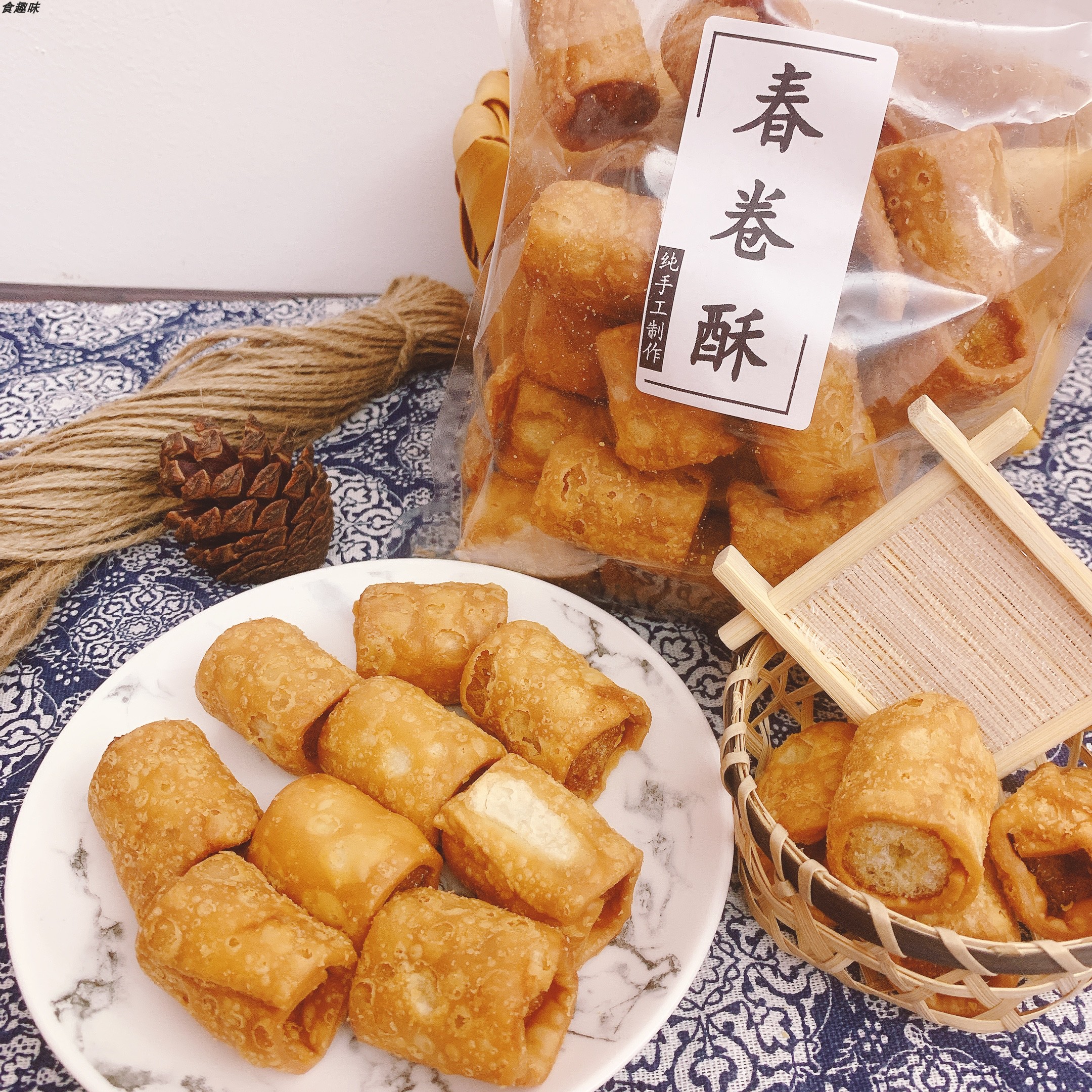 春卷酥潮汕特产油炸春卷童年酥脆儿时休闲零食怀旧零食小吃包邮-图2