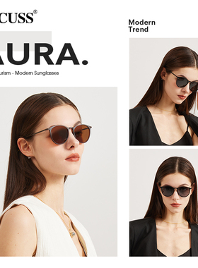CACUSS超轻显脸小偏光防晒墨镜女
