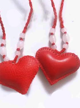 朱砂空包桃木符包护身挂件