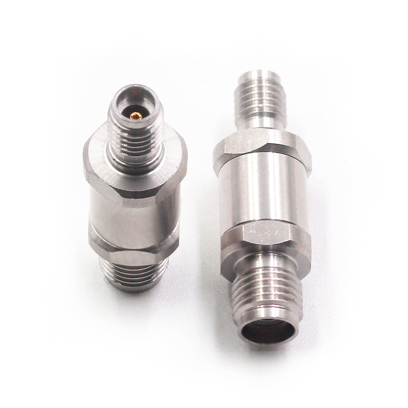 毫米波转接器 SSMA/2.92-KKG SSMA母转2.92MM母 高频不锈钢DC-40G - 图0