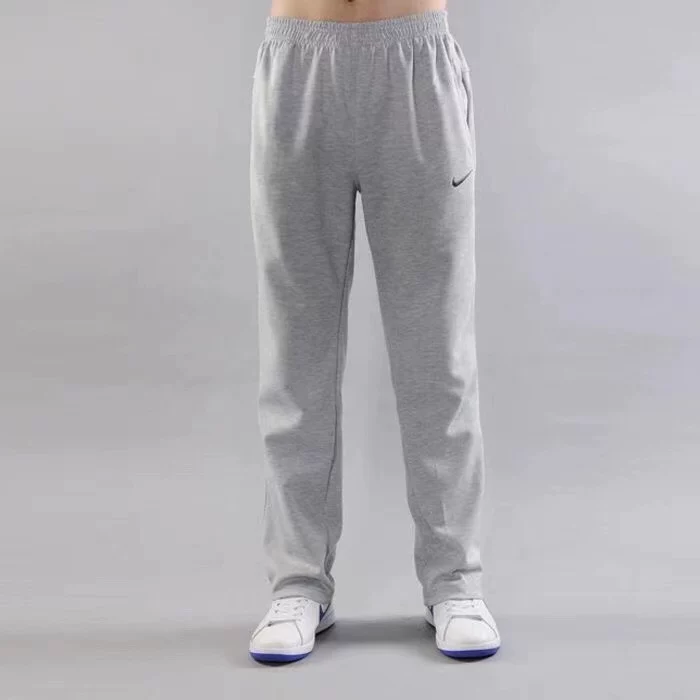 Мужские летние тонкие хлопковые брюки, свободный прямой крой, oversize, плюс размер, для бега