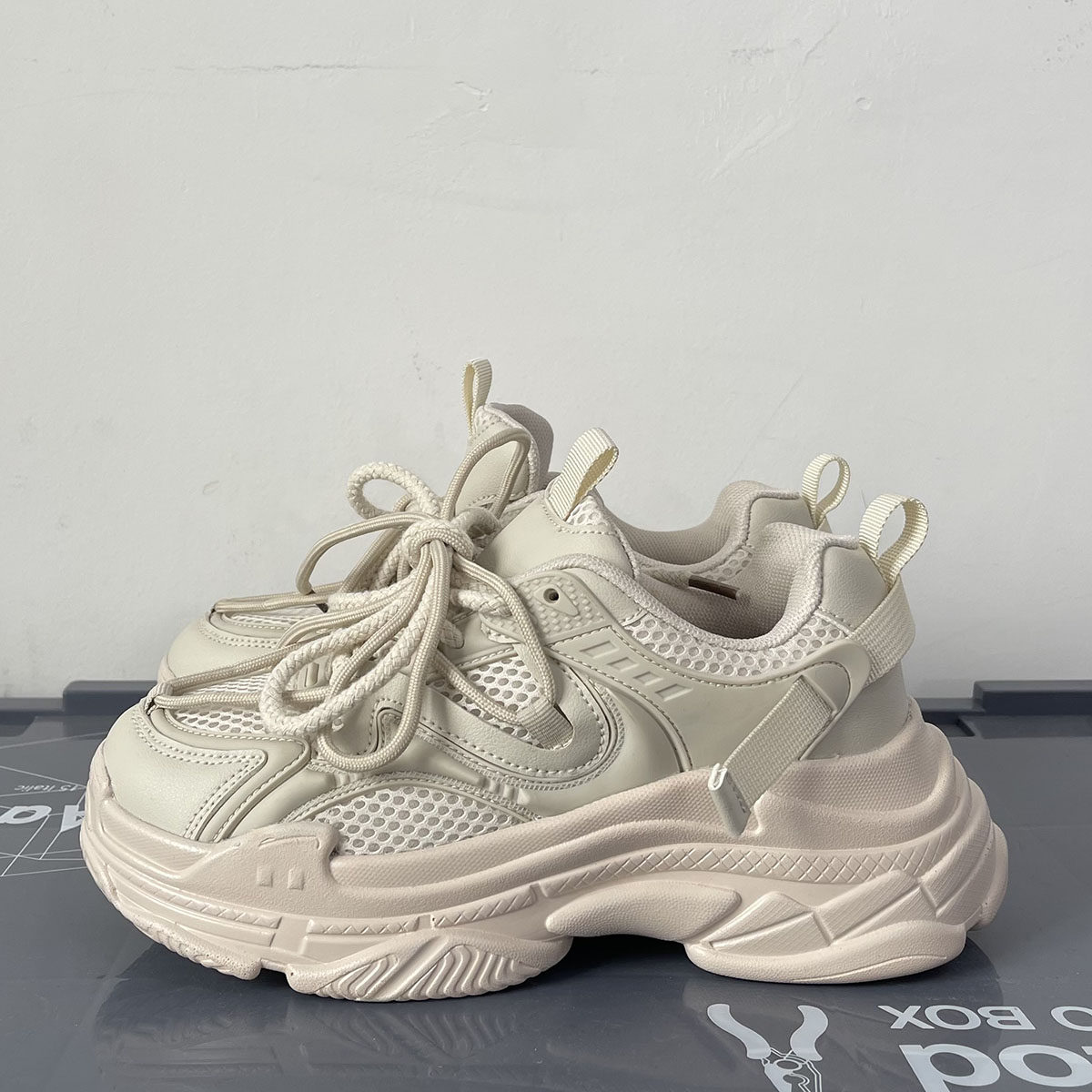 男鞋2023新款厚底情侣休闲黑武士加绒老爹鞋韩版潮流学生运动鞋子,淘宝优惠券,粉丝福利购,淘宝优惠卷