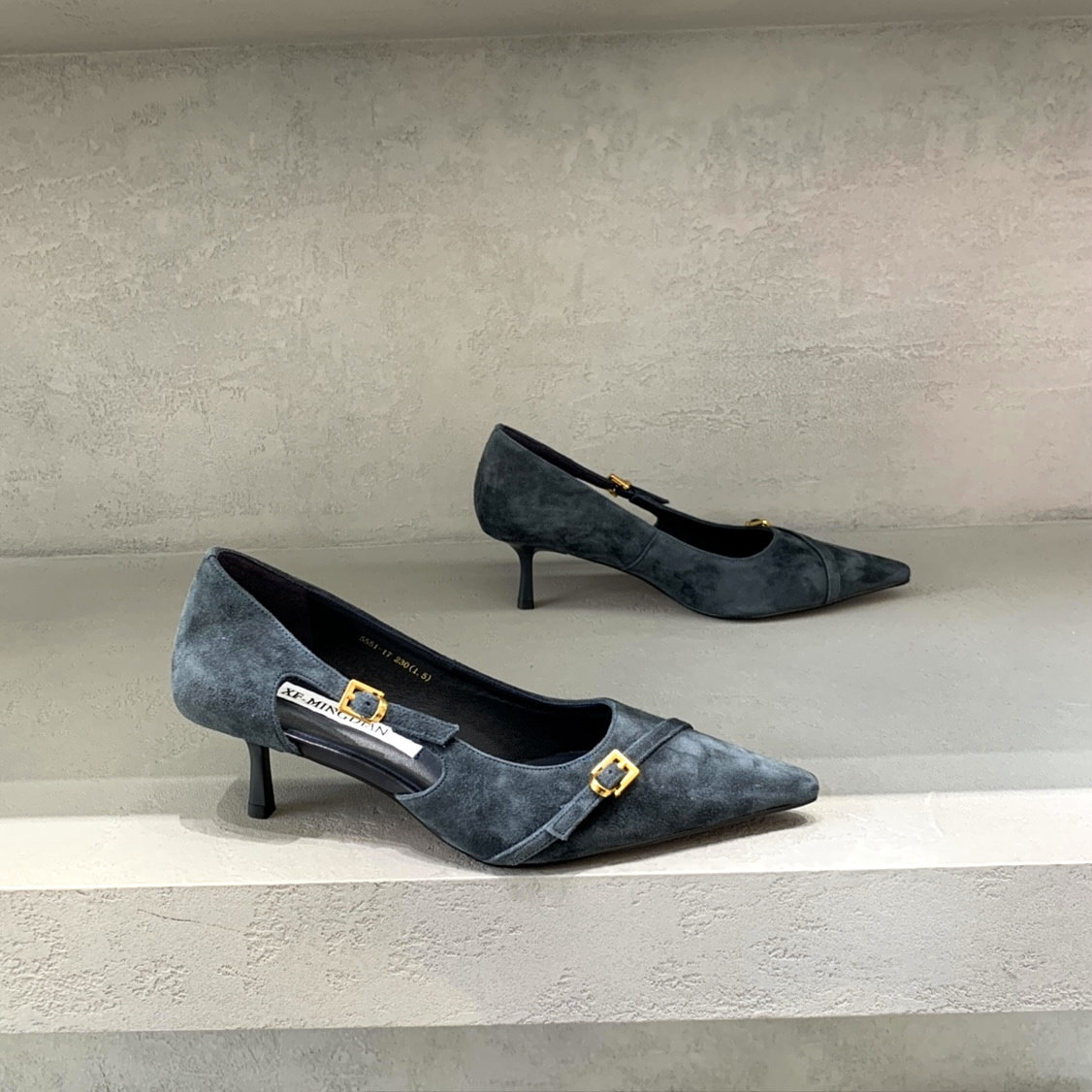 欧洲站女鞋2026春季新款欧货真皮浅口侧空时尚尖头高跟鞋女细跟潮,淘宝优惠券,粉丝福利购,淘宝优惠卷