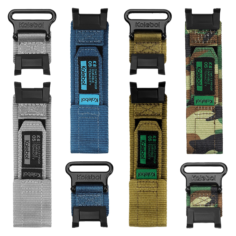 尊致登适配G-SHOCK卡西欧三代大泥王GWG-B1000魔术贴尼龙帆布表带