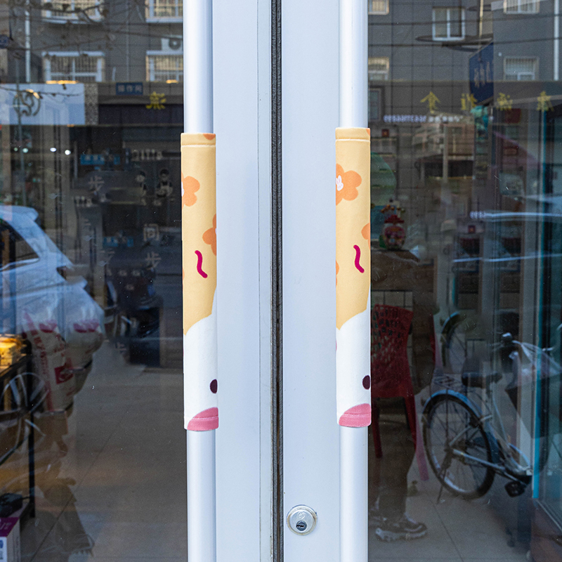 冬天门把手套冬季扶手门拉手门保护套防撞防静电入户门把手保护套 - 图2