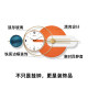 Combas artistic decorative metal wall clock