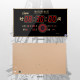 Combas wall clock ultra-thin led digital calendar