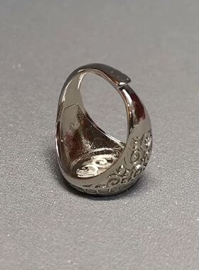 民俗特色手工非遗青花瓷戒指环饰品古风个性小众本命年情侣护身符