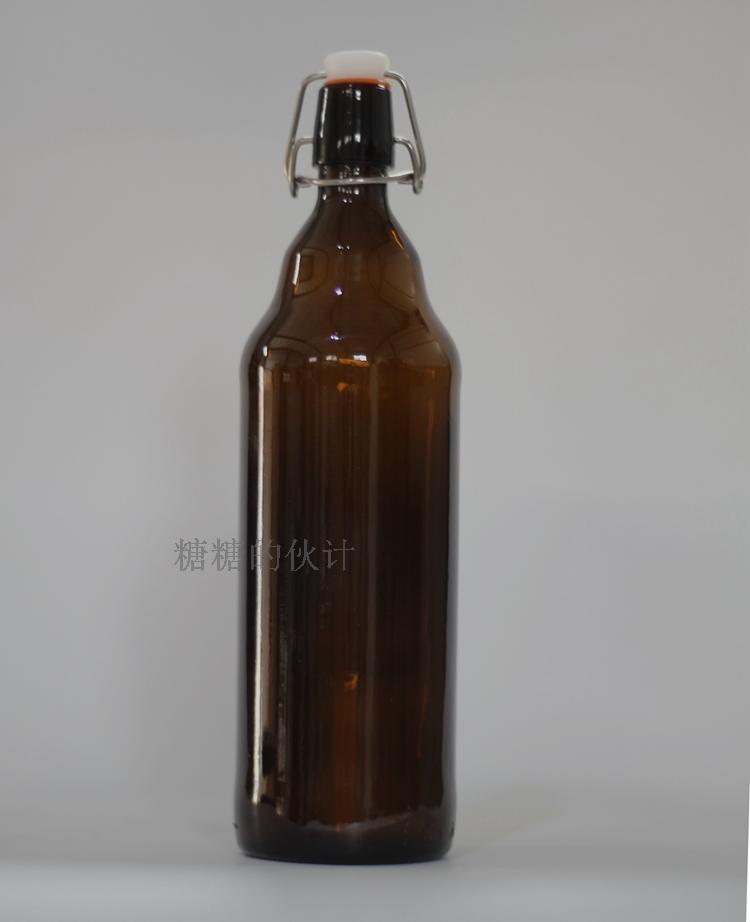 定做330ml500ml棕色玻璃瓶啤酒瓶精酿啤酒空瓶冰酒瓶红酒瓶 - 图1