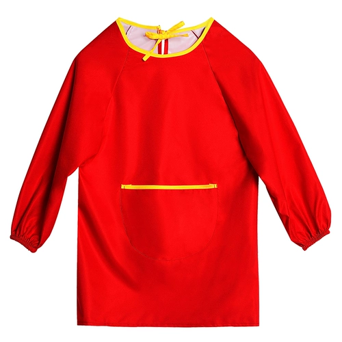 Детский нагрудник для детского сада, водонепроницаемый лонгслив, художественный фартук, делается под заказ, с печатью вашего логотипа