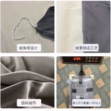 Комплект, пододеяльник, летняя простыня, покрывало подходит для мужчин и женщин для школьников, простой и элегантный дизайн, 4 предмета, 3 предмета