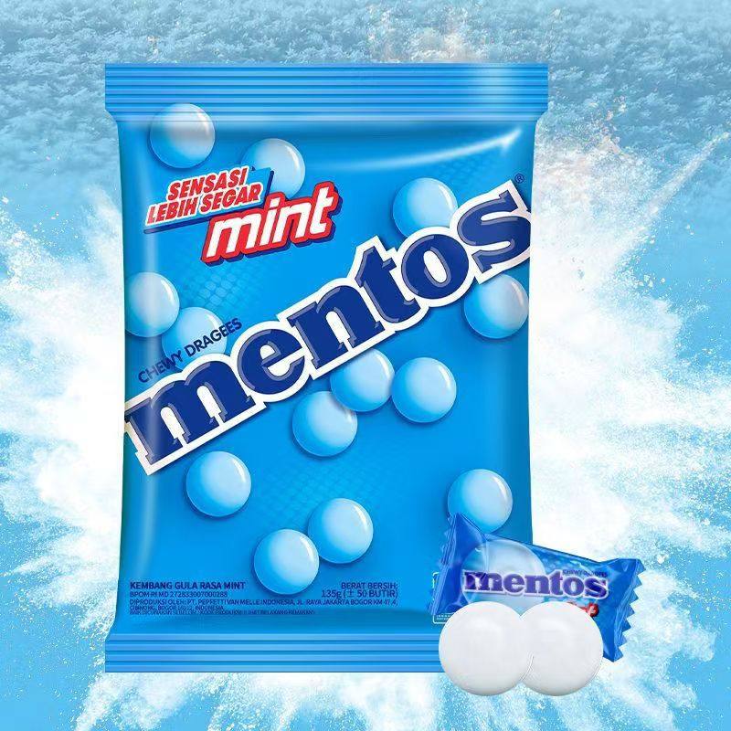 印尼进口曼妥思薄荷糖什锦水果薄荷味软糖袋装网红儿童糖果零食品,淘宝优惠券,粉丝福利购,淘宝优惠卷