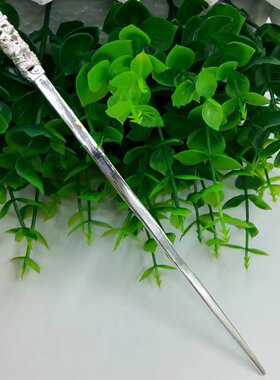 古典实心饰品足银礼物发簪子