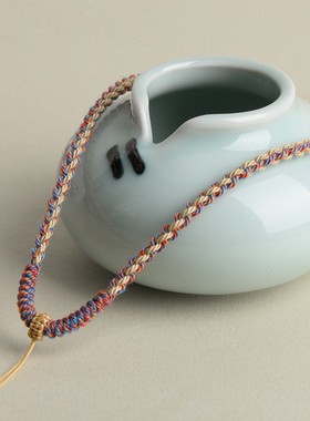 藏式手工编织项链吊坠绳