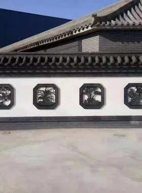浮雕挂件镂空树脂庭院背景墙墙面