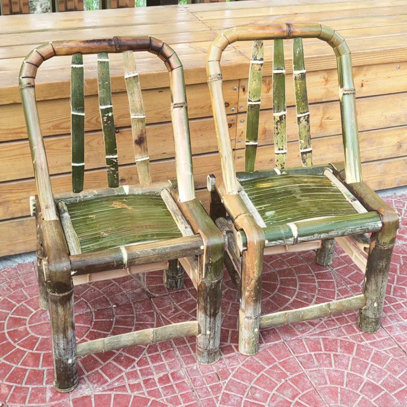 竹椅子靠背椅家用毛竹椅单人手工编织老式竹子小椅阳台休闲竹凳子,淘宝优惠券,粉丝福利购,淘宝优惠卷