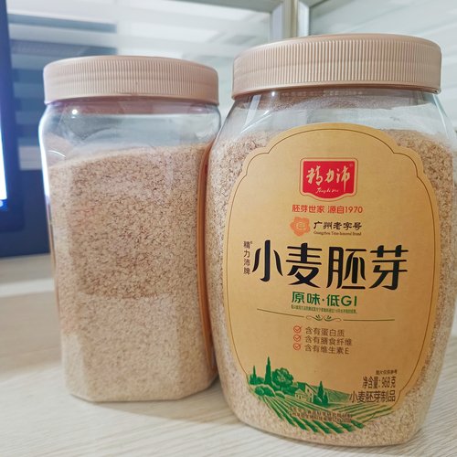 精力沛小麦胚芽原味.低Gl 小麦胚芽加卵磷脂谷物胚芽制品早餐冲泡 - 图2