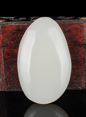 和田玉金鱼莲花手把件