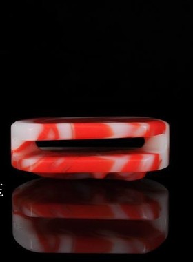 新疆和田玉狼图腾皮带扣和田鸡血玉狼头皮带扣男款腰带扣腰挂把件