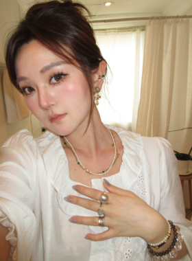 催眠 黄打屁仙甜浪漫复古气质小众文艺百搭叠戴项链锁骨链组合链