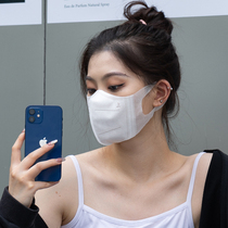Mask 3D stereoscopic 2021 new fashion version of high-value womens disposable white tide model shows face small bu le erxia