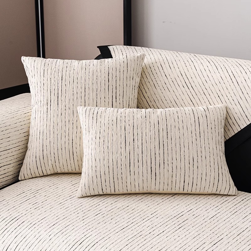 法式奶油风沙发垫高级感新款2024四季通用沙发坐垫固定套罩巾盖布