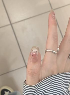 广东腮红简约美甲穿戴甲成品贴片