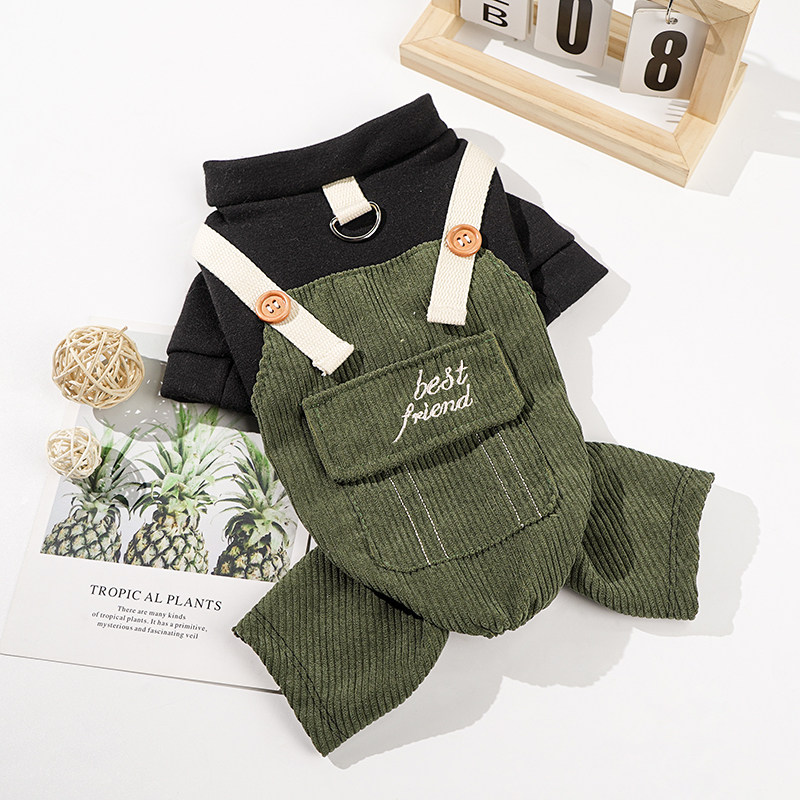 猫咪衣服潮流工装四脚衣秋冬保暖小猫英短金渐层布偶幼猫宠物服装,淘宝优惠券,粉丝福利购,淘宝优惠卷