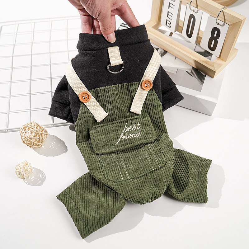 猫咪衣服潮流工装四脚衣秋冬保暖小猫英短金渐层布偶幼猫宠物服装,淘宝优惠券,粉丝福利购,淘宝优惠卷