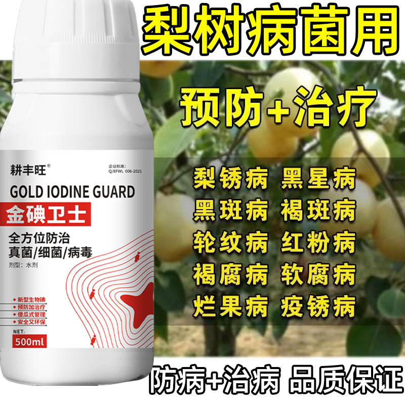 梨树专用药梨树病全治梨树专用杀菌剂梨树锈病黑斑病褐斑病软腐病 - 图0