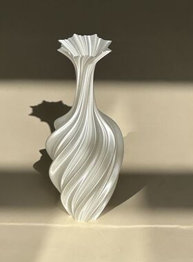 3D打印扭曲复古北欧简约花瓶