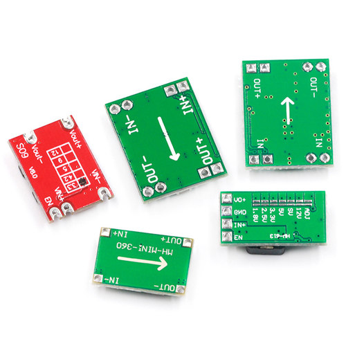 DC-DC 3A 5A可调降压电源模块板稳压航模MP1584EN 24V-12V 9V转5V - 图3