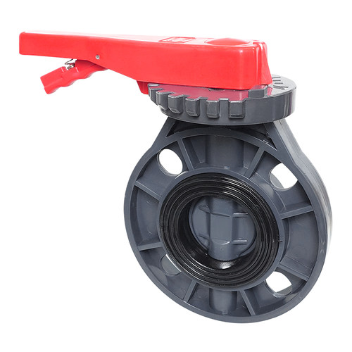 PVC对夹蝶阀法兰式对夹蝶阀门开关快开螺丝拆卸阀门40/50/100管道 - 图3