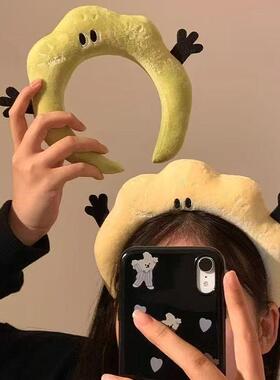 卡通可爱云朵发箍洗脸网红同款化妆高颅发捆头饰发饰女生秋冬头箍