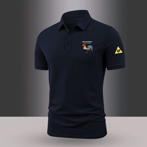 2026法国公鸡新款短袖POLO休闲商务百搭潮流夏季男士T恤翻领上衣 - 图0