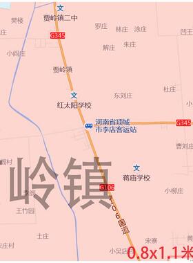 新款项城市地图定制省市县区书房办公室装饰画行政街道图