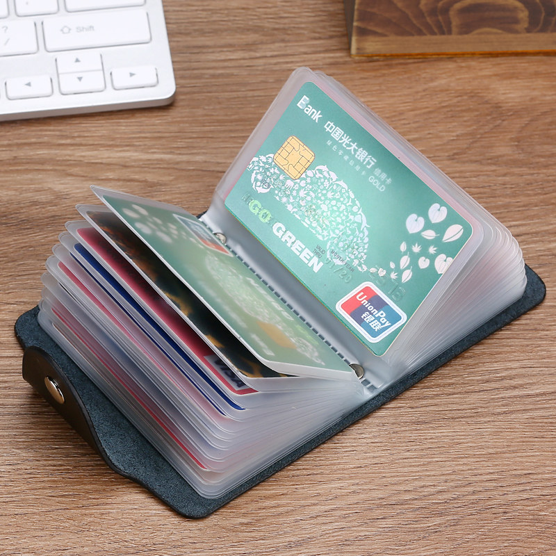 放卡的男真皮精致高档多卡位卡片包 梦露风尚卡包