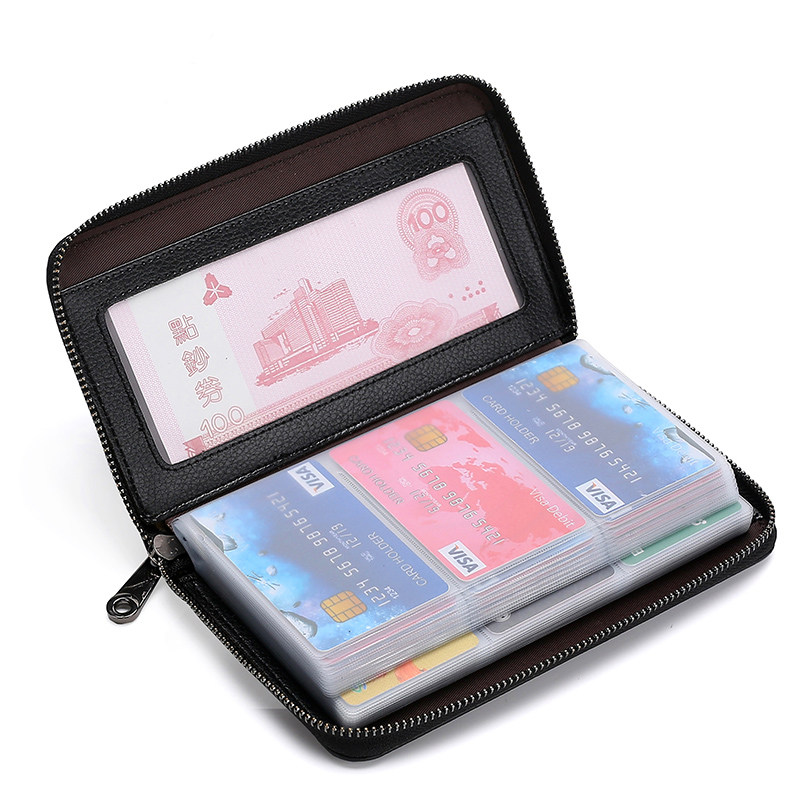 大容量男多卡位卡套女60包真皮卡包 梦露风尚卡包