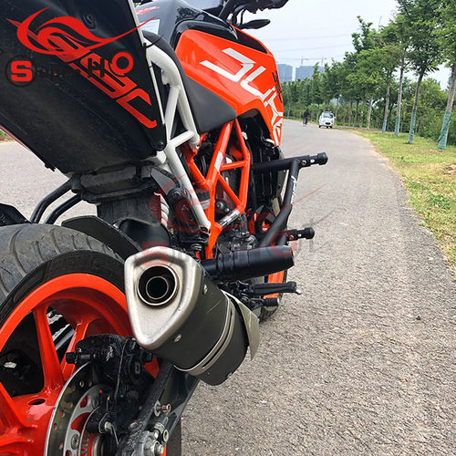 适用KTM DUKE390 RC390 250 390ADV改装排气管防摔胶球护杠保护棒 - 图3