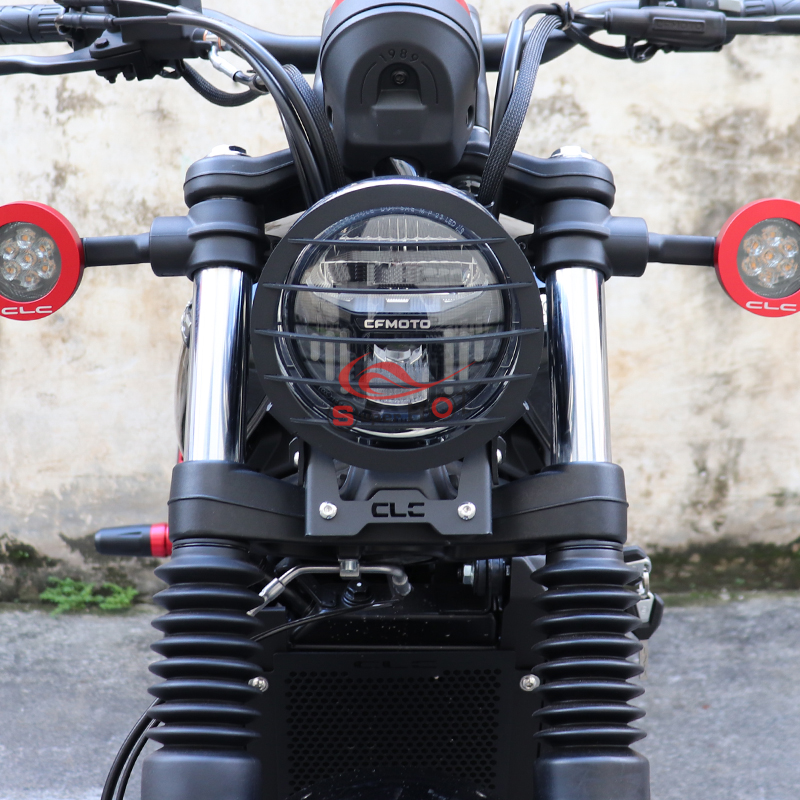 适用春风250CLC 450CLC改装配件大灯网前大灯保护罩防护网装饰框 - 图0