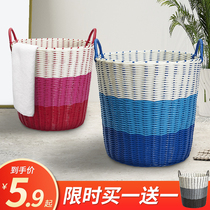 Dirty Laundry Basket Clothes Containing Basket Home Clothing Large Capacity Vines Changing Wash Clothes Toys Blue Jersey Baskets Net Red