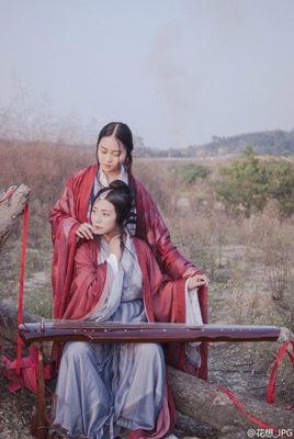 汉服司南红颜复刻大袖衫襦裙魏晋风齐腰襦裙汉服摄影cos女侠