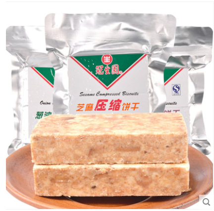 家有仙果旗舰店上海压缩饼干118g*15袋 旅游户外袋装代餐零食品干粮0