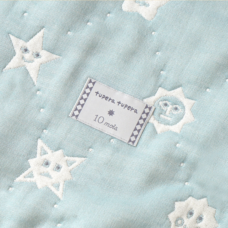 日本10mois纯棉六层纱布婴儿被子新生儿盖毯盖被宝宝四季通用款-图2