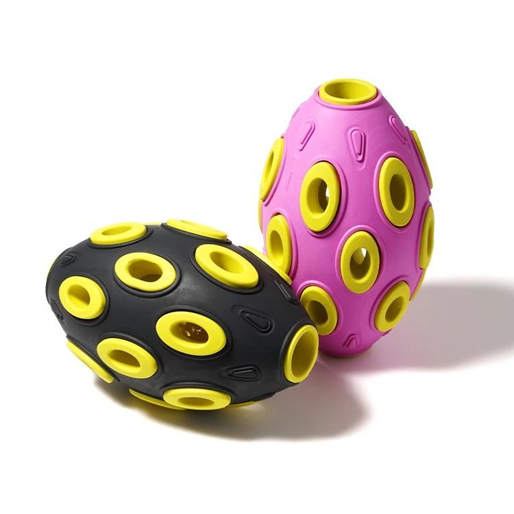 QZee狗发声玩具MoovaLab户外巡回发光耐咬橄榄球磨牙自嗨解闷金毛 - 图3