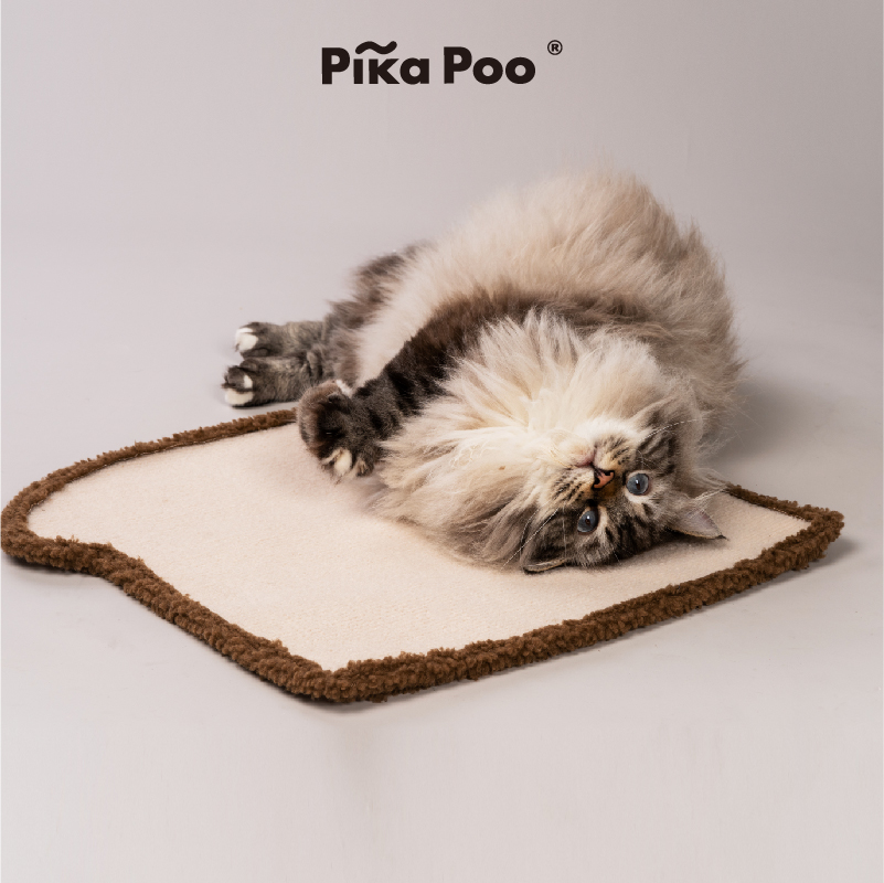 QZee Pika poo匹卡噗猫抓板磨爪板猫抓垫猫磨爪玩具猫咪玩具 - 图1