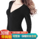With bra shaping season body shaping warm plus velvet thickened vest women's large size bottoming body underwear long-sleeved top