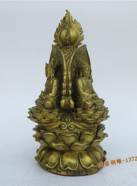 黄铜观音地藏王保平安纳福工艺品